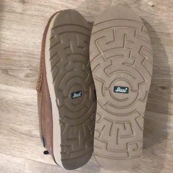 Bass men’s synthetic upper casual slip on loafers shoes size 9 preowned not worn - Picture 6 of 7